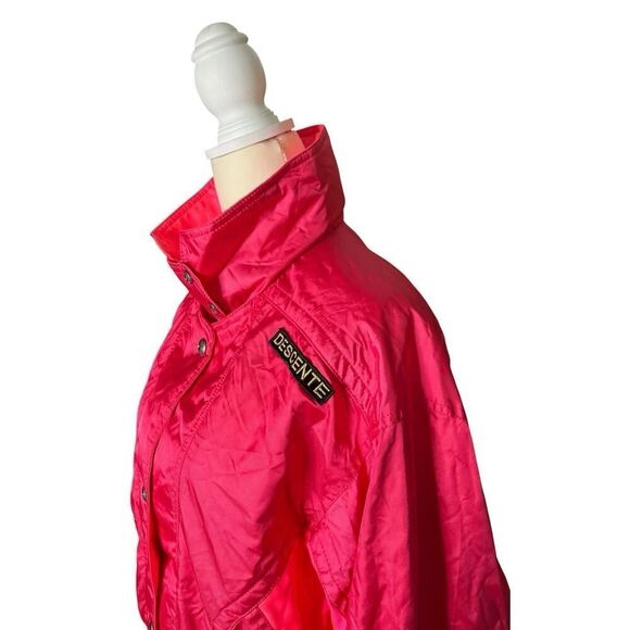 Vintage Descente Women’s Retro Style Snow Ski Jacket Hot Pink Rare US Size 10 - Picture 4 of 16